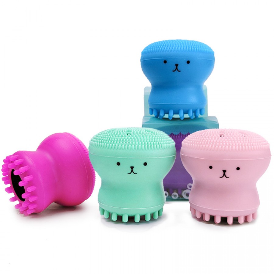 Octopus Shape Silicone Baby Body Wash Brush