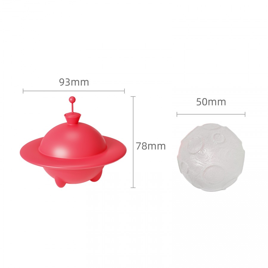 Moon Shape Sphere Silicone Ice Ball Mold