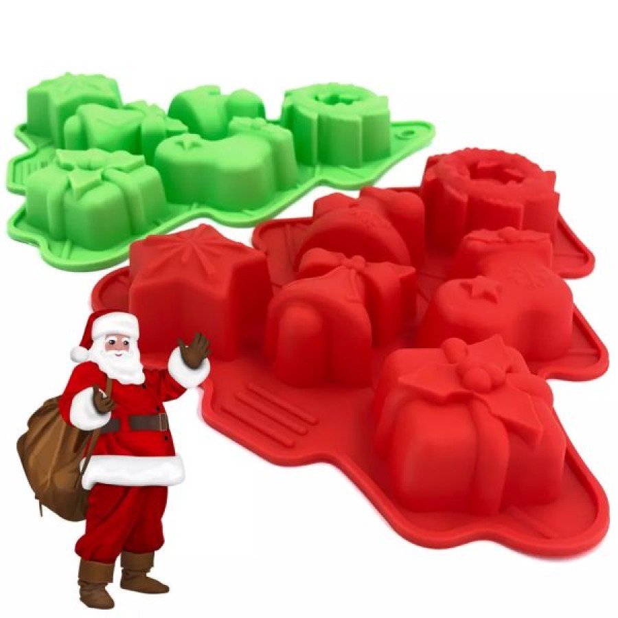 Christmas tree silicone baking mold