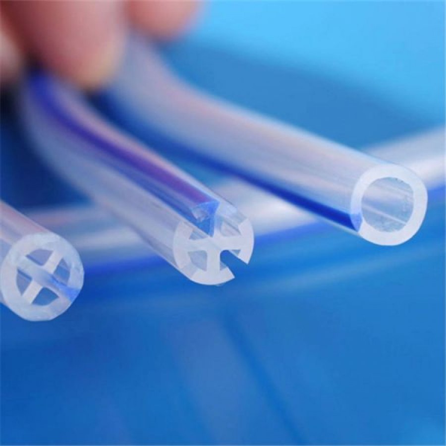 Bulk Chemical-Resistant Medical Grade Silicone Cross Drainage Hose