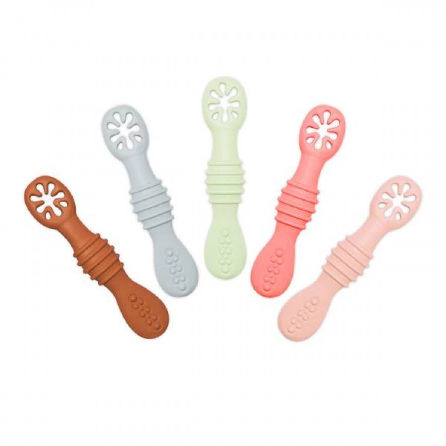 Silicone Baby Training Feeding Spoon