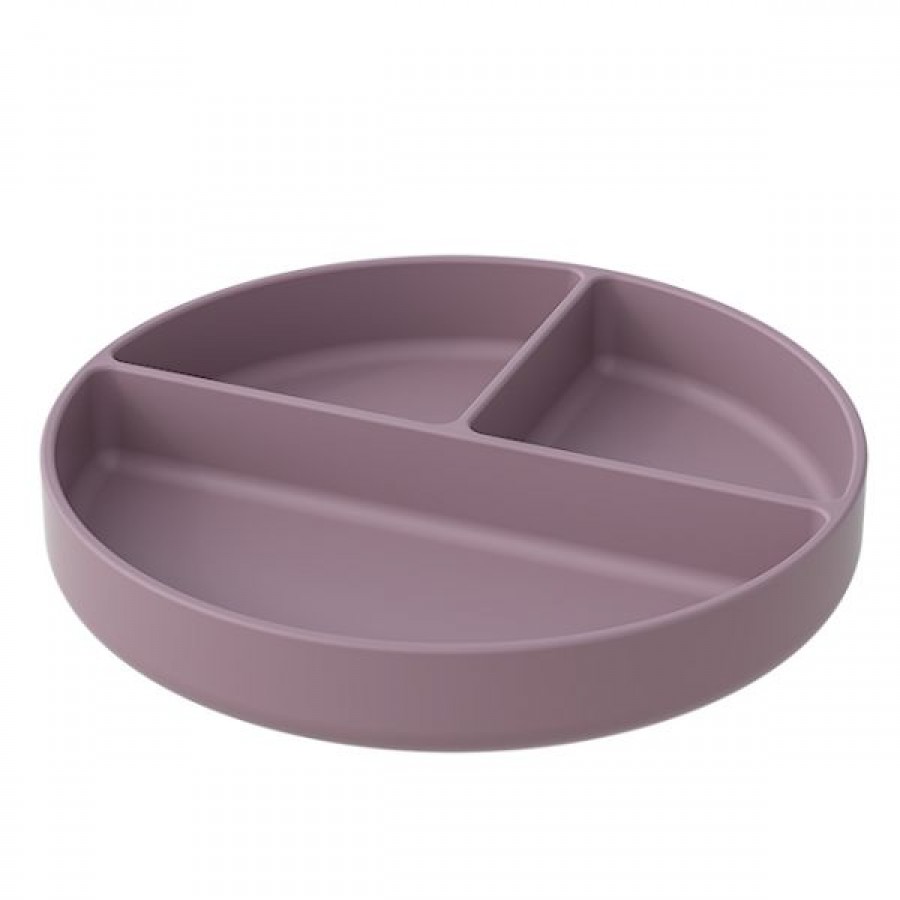 Nordic color silicone baby plate