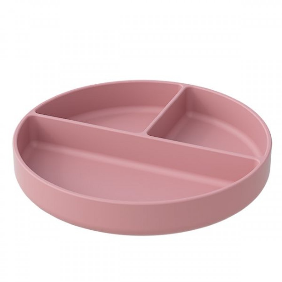 Nordic color silicone baby plate
