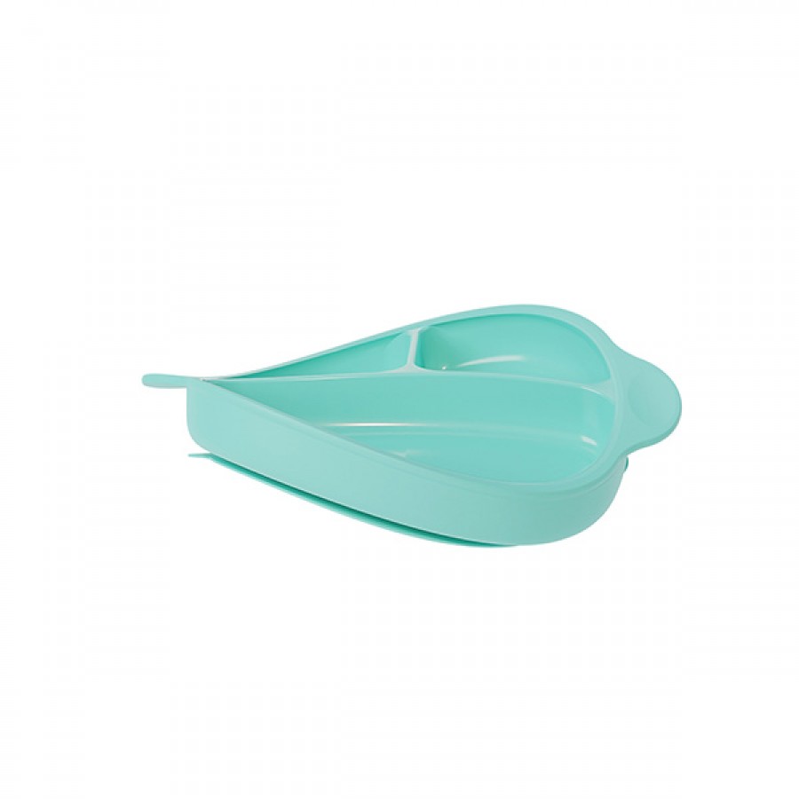 Candy color Silicone Baby Suction Plate with Lid