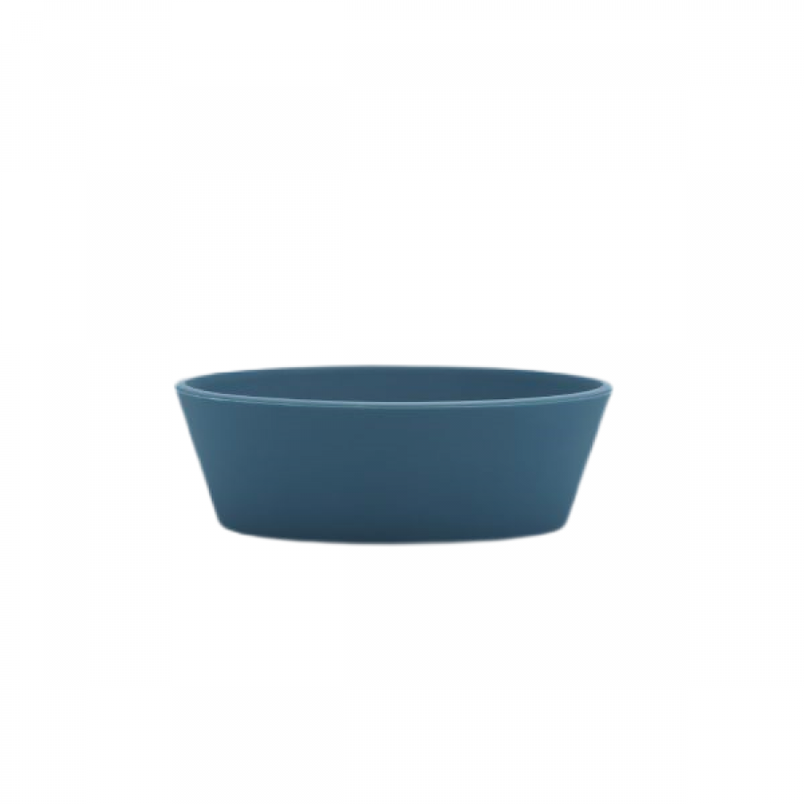 Simple colorful silicone bowl