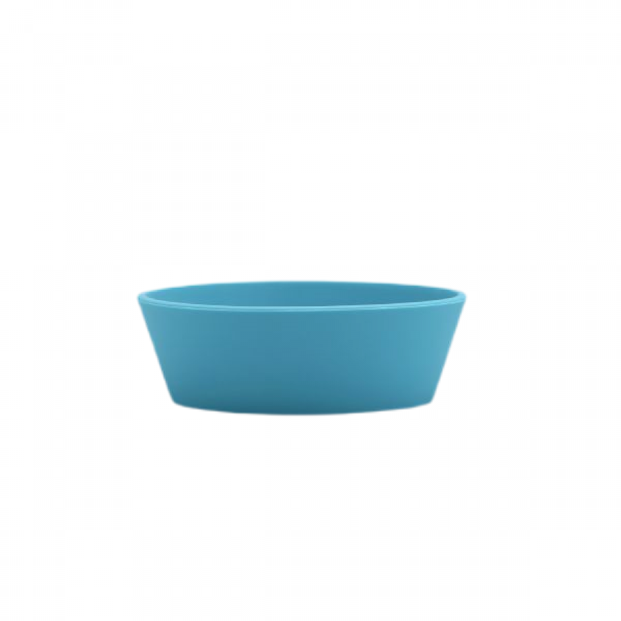 Simple colorful silicone bowl