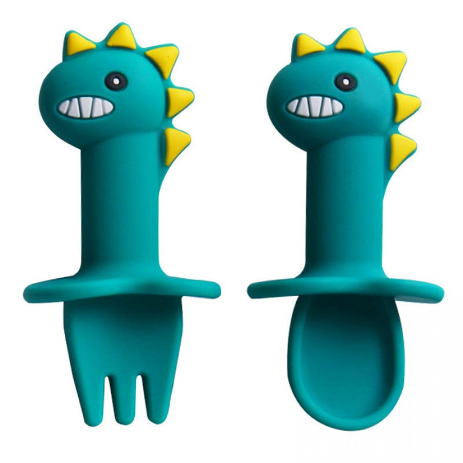 Dinosaur fork and spoon set