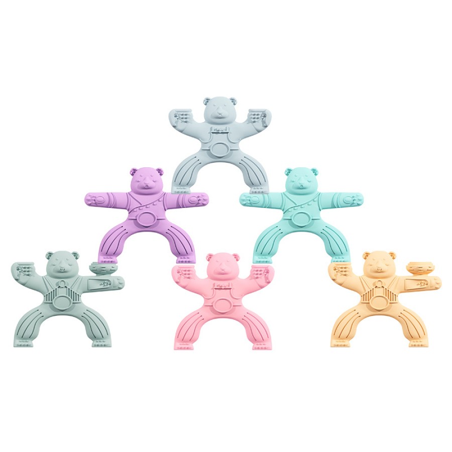 Colourful baby stacking toy blocks