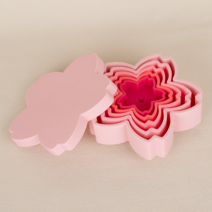 Cherry Blossom Shaped Baby Silicone Stacking Toy