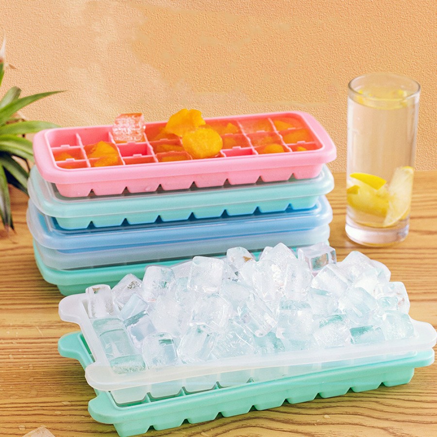 24 grid square silicone ice tray