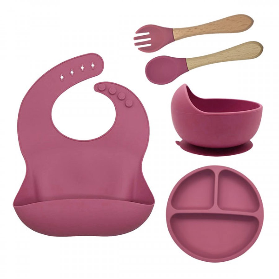 Top Seller Wholesale Food Grade Silicone Feeding Set Suppliers