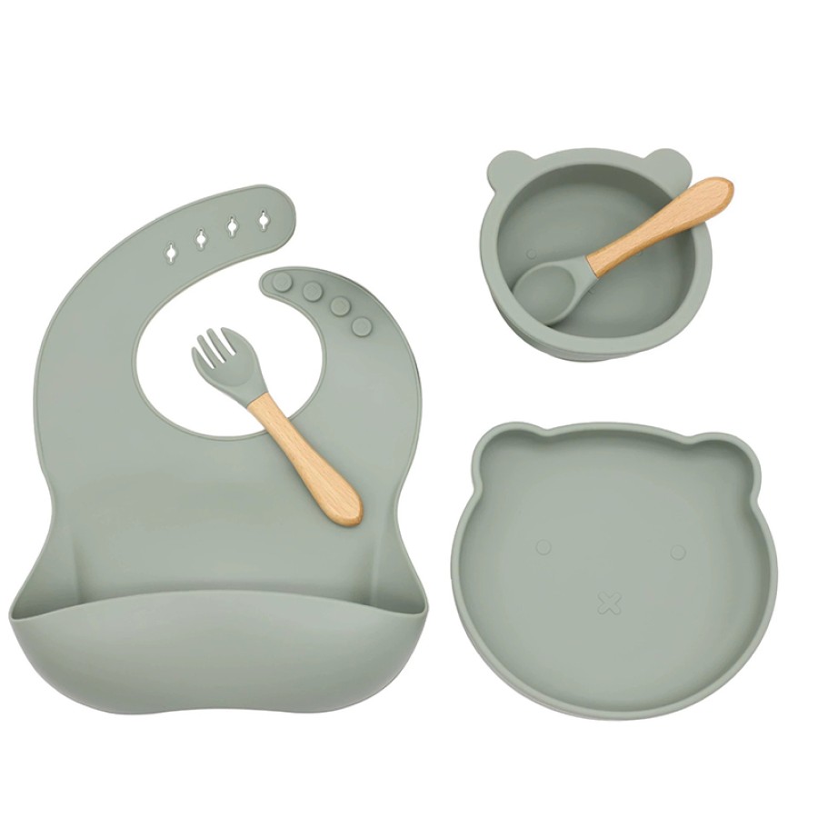 Bear silicone feeding 5-piece set