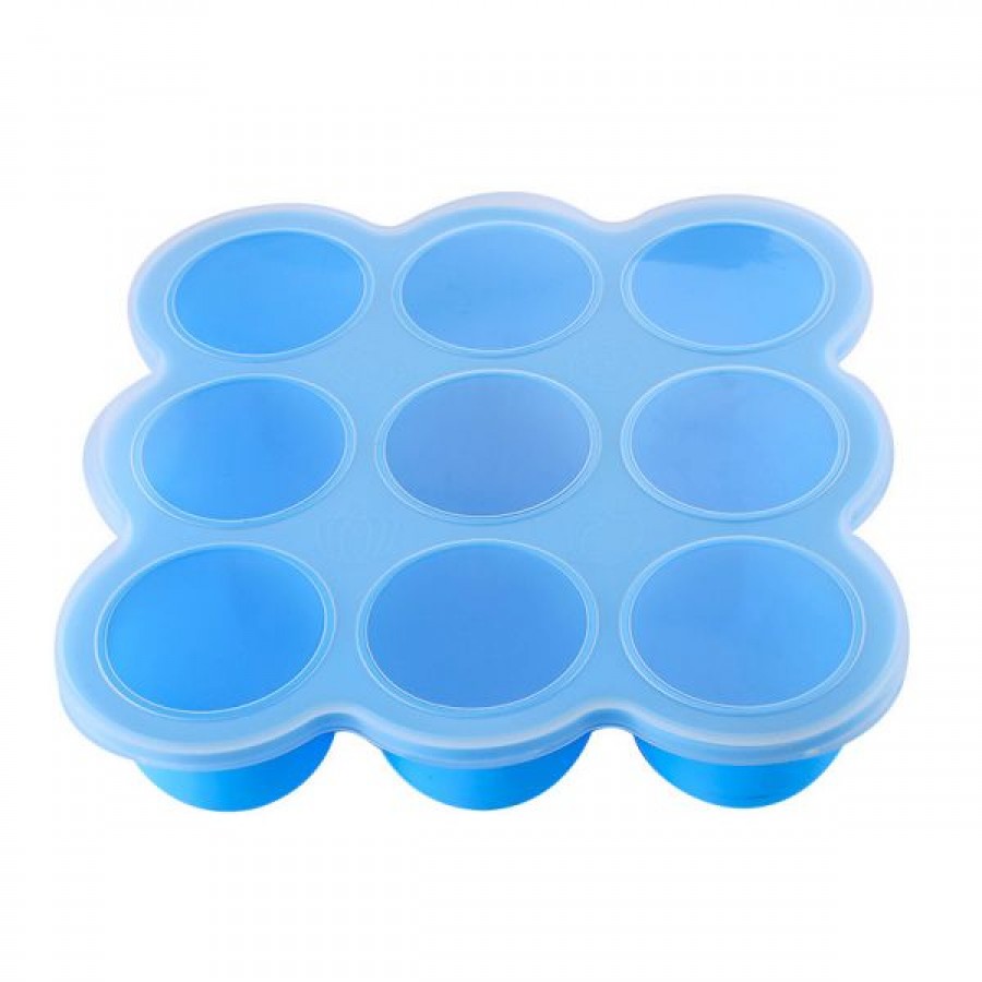 Wholesale Silicone Baby Food Container with Clip-on Lid