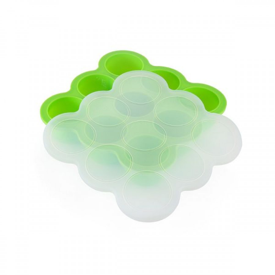 Wholesale Silicone Baby Food Container with Clip-on Lid