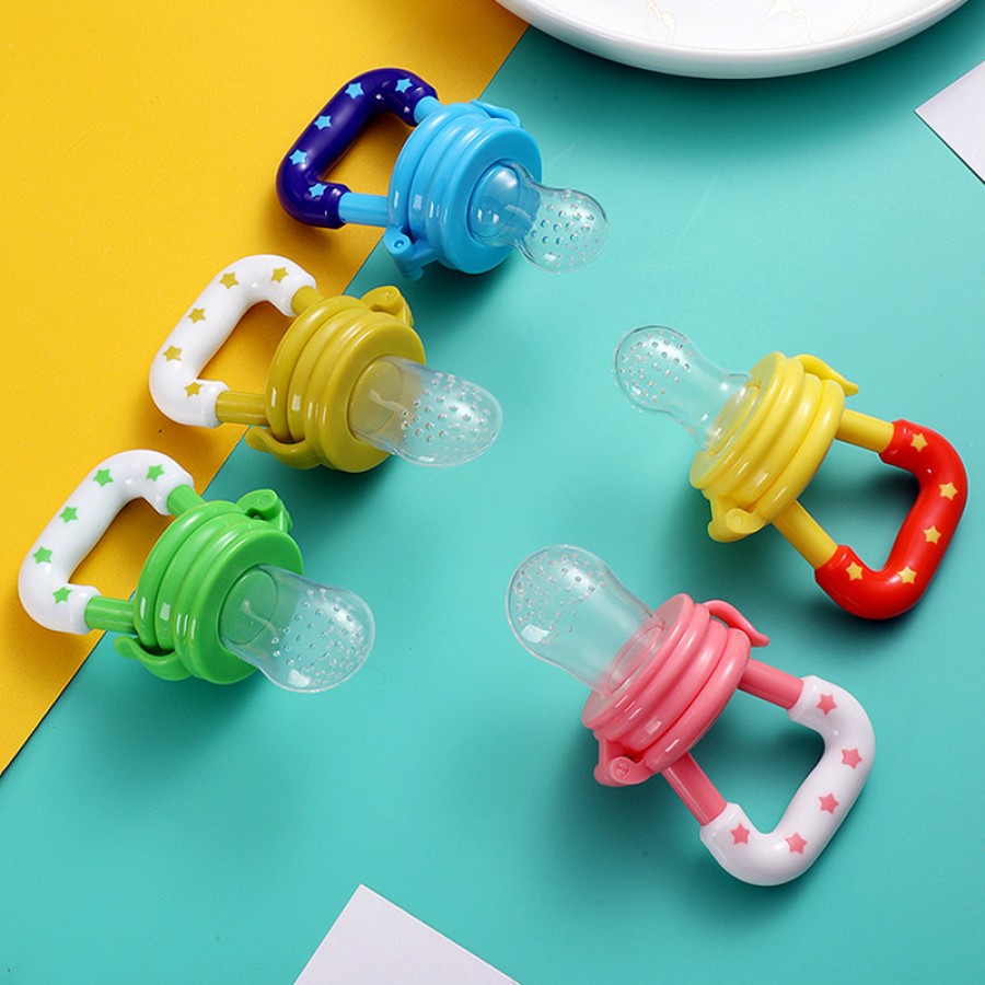 Cartoon Printed Silicone Baby Fruit Feeder Pacifier