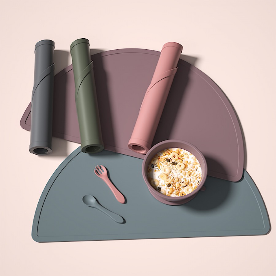 Nordic color silicone feeding placemat