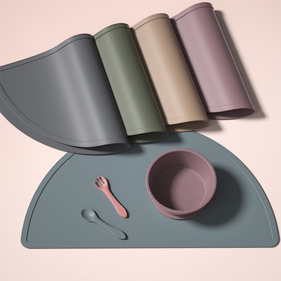 Nordic color silicone feeding placemat
