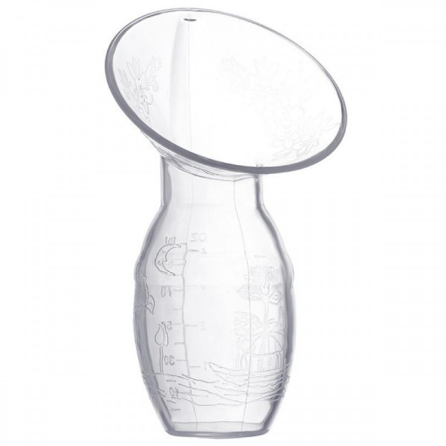 Simple patterned manual silicone breast pump