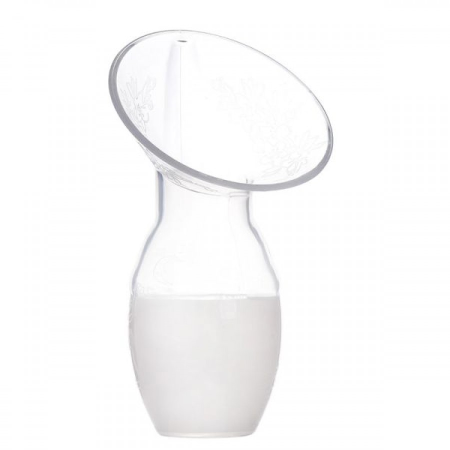Simple patterned manual silicone breast pump