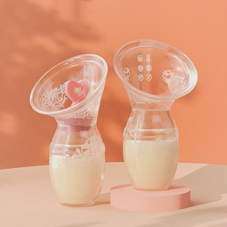 Simple patterned manual silicone breast pump