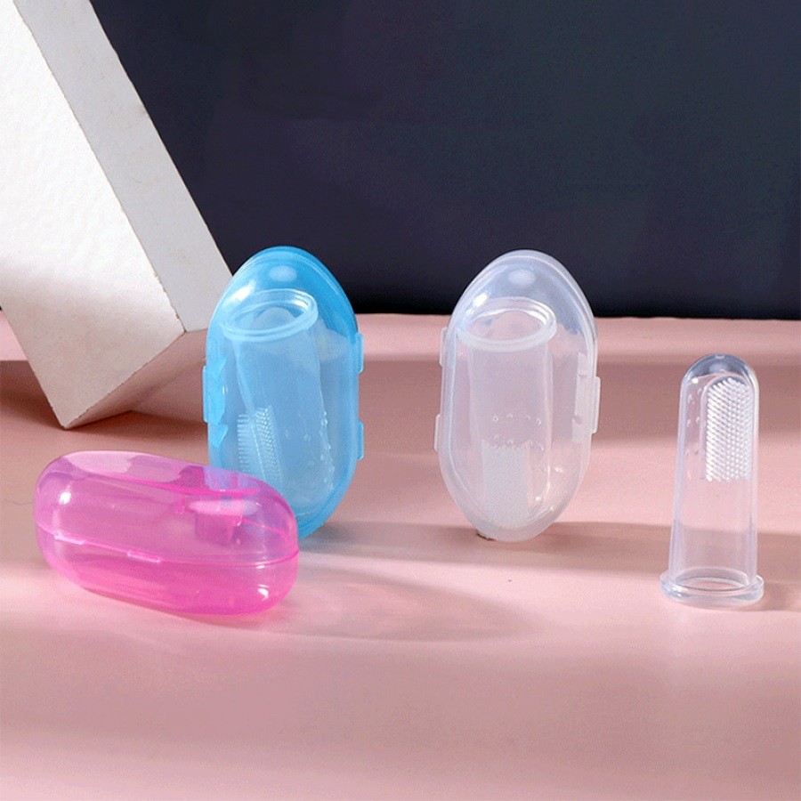 Simple Silicone Baby Finger Toothbrush