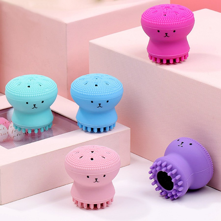 Octopus Shape Silicone Baby Body Wash Brush