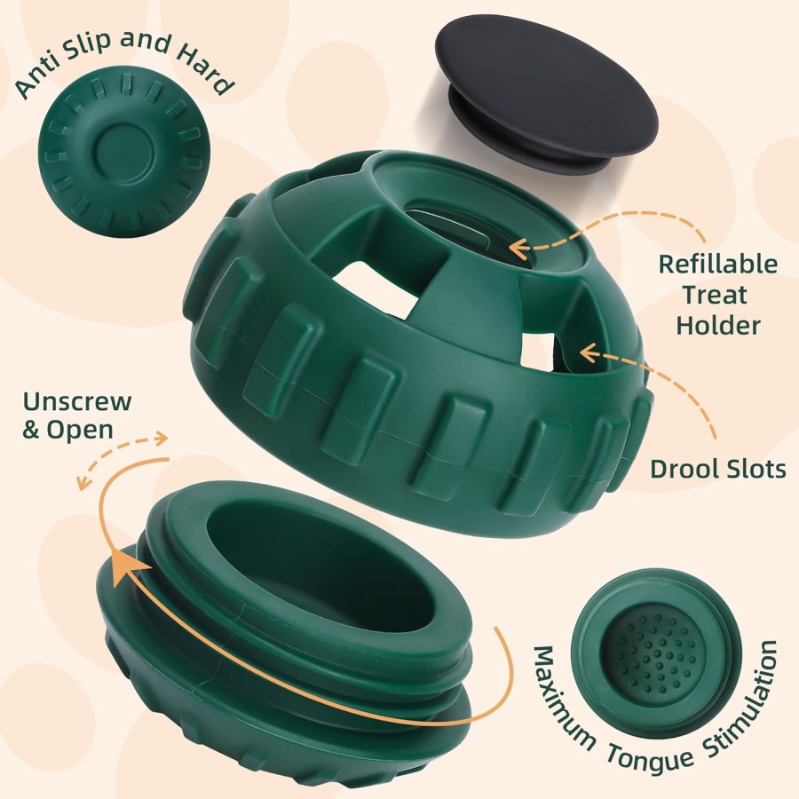 BPA-Free Silicone Dog Treat Balls