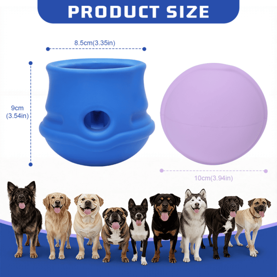 Hemispherical dog educational toy