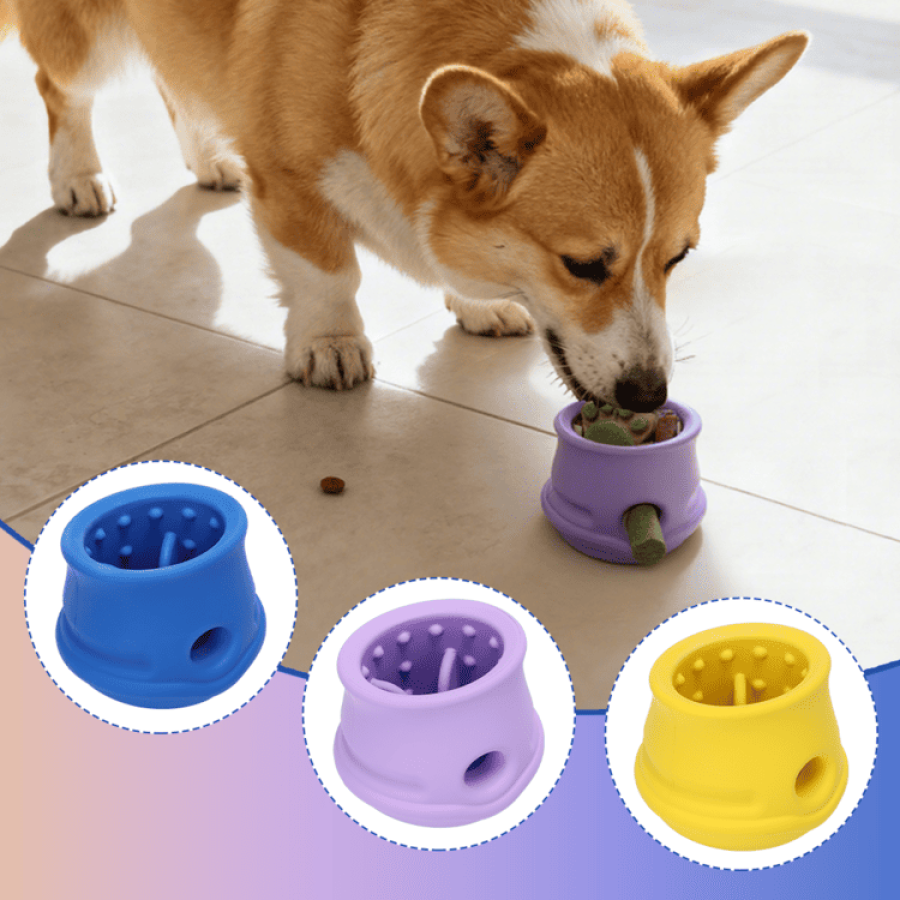 Hemispherical dog educational toy