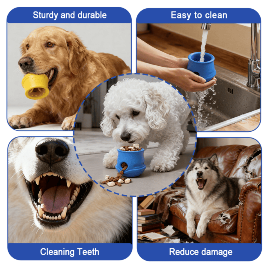 Hemispherical dog educational toy