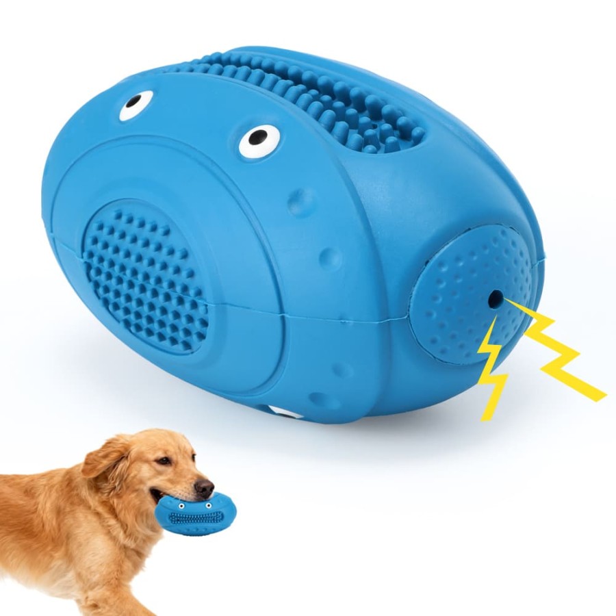 Robot head multi-functional dog chew toy