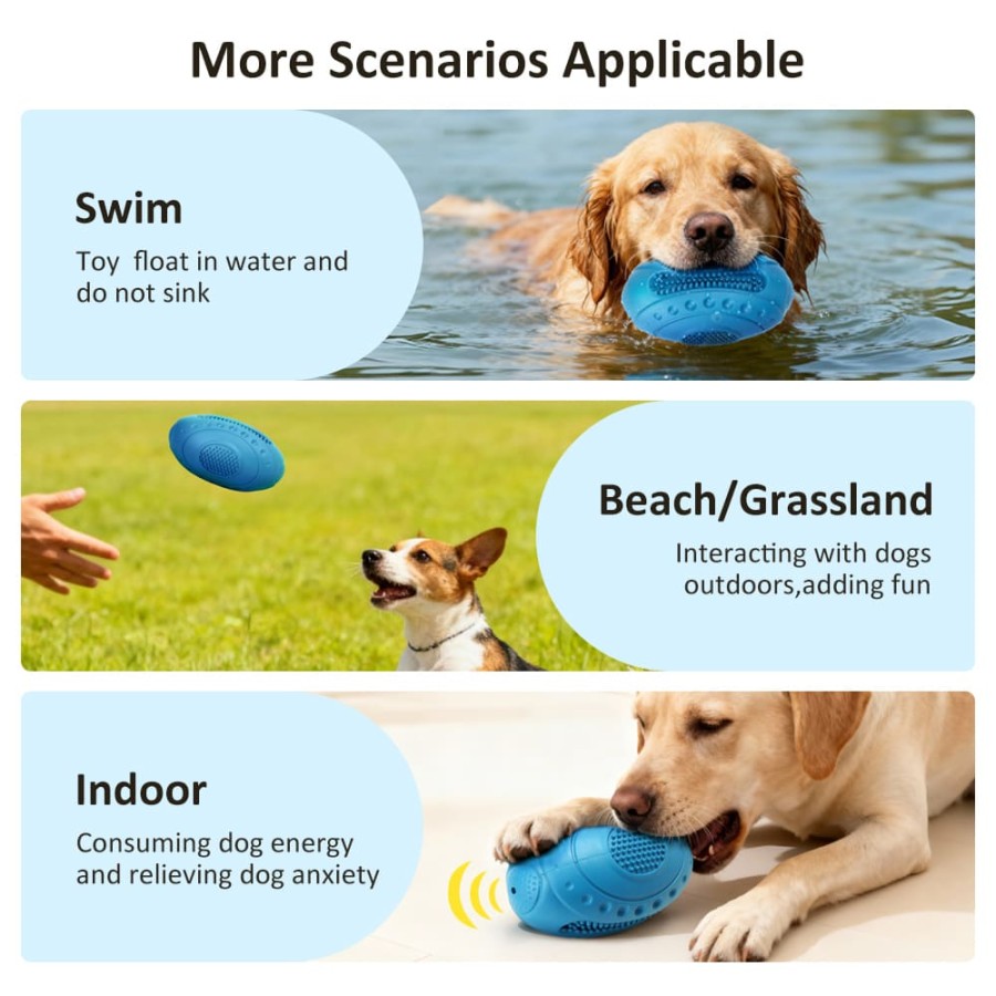 Robot head multi-functional dog chew toy