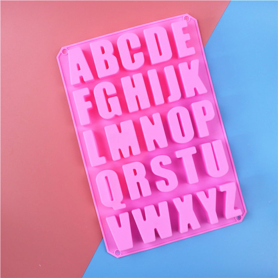 26 Letters Silicone DIY Baking Mold