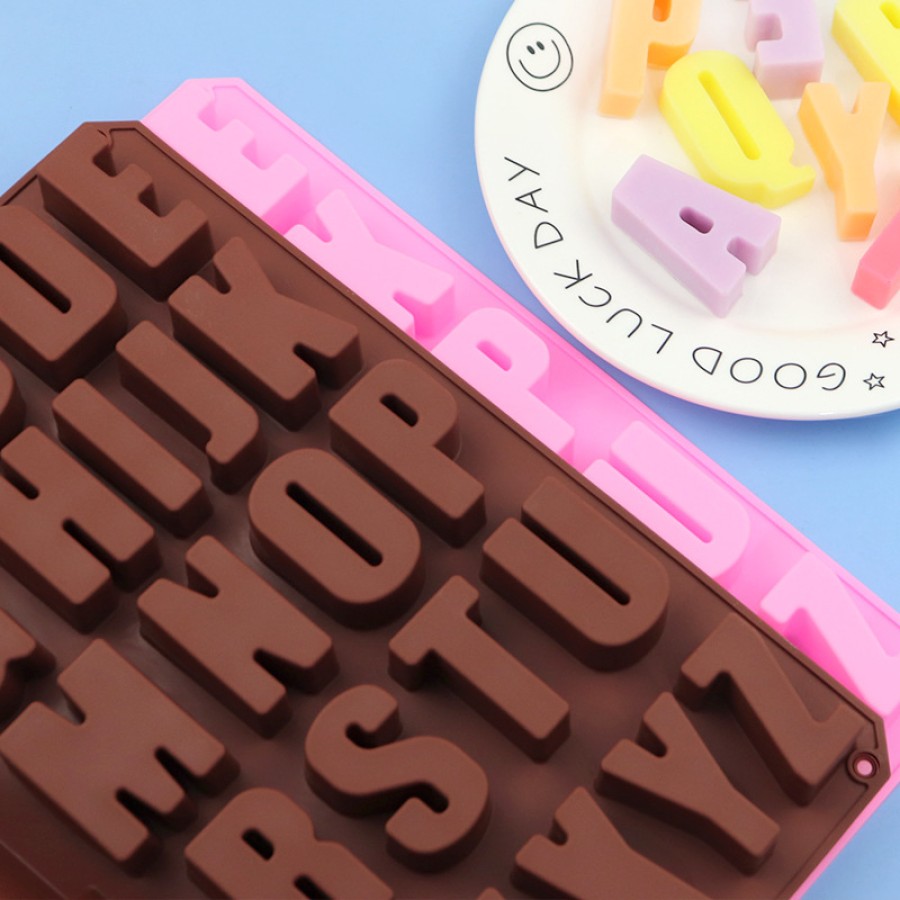 26 Letters Silicone DIY Baking Mold