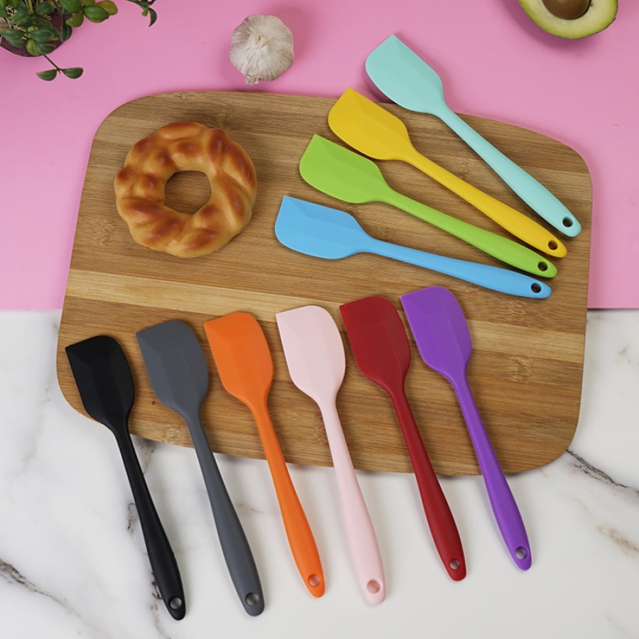Colorful silicone kitchen spatula