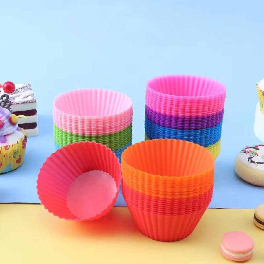 Round Silicone Cupcake Mold