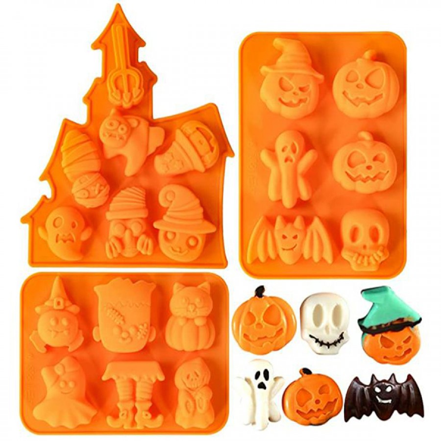 Non-toxic Food Grade Halloween Silicone Baking Molds