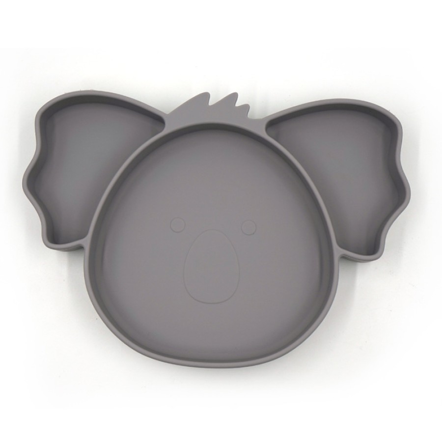 Wombat-shaped silicone dinner plate