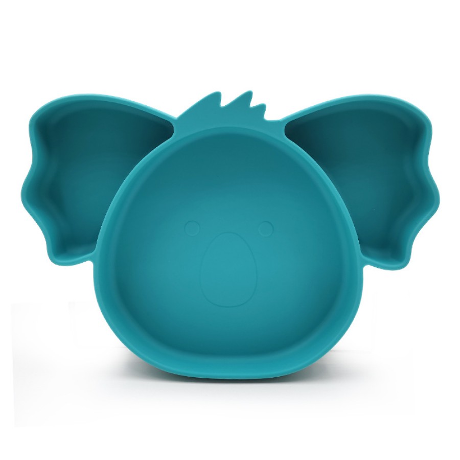 Wombat-shaped silicone dinner plate