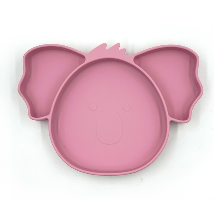 Wombat-shaped silicone dinner plate