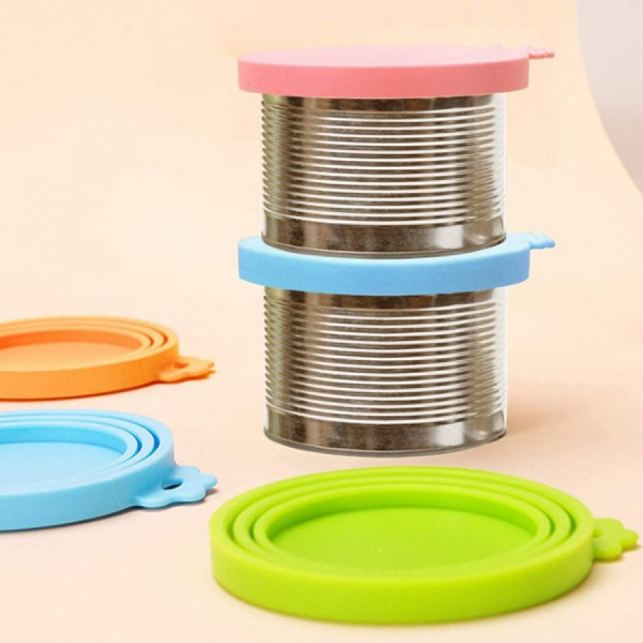 Silicone Pet Food Can Lid Covers