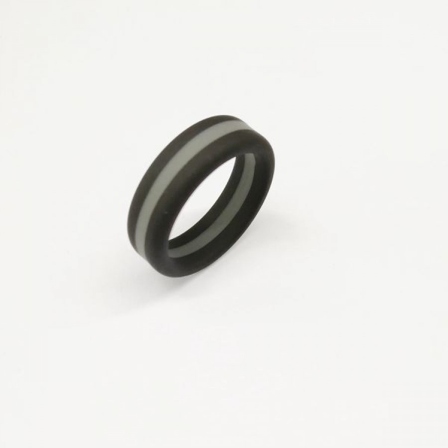 Striped Silicone Ring