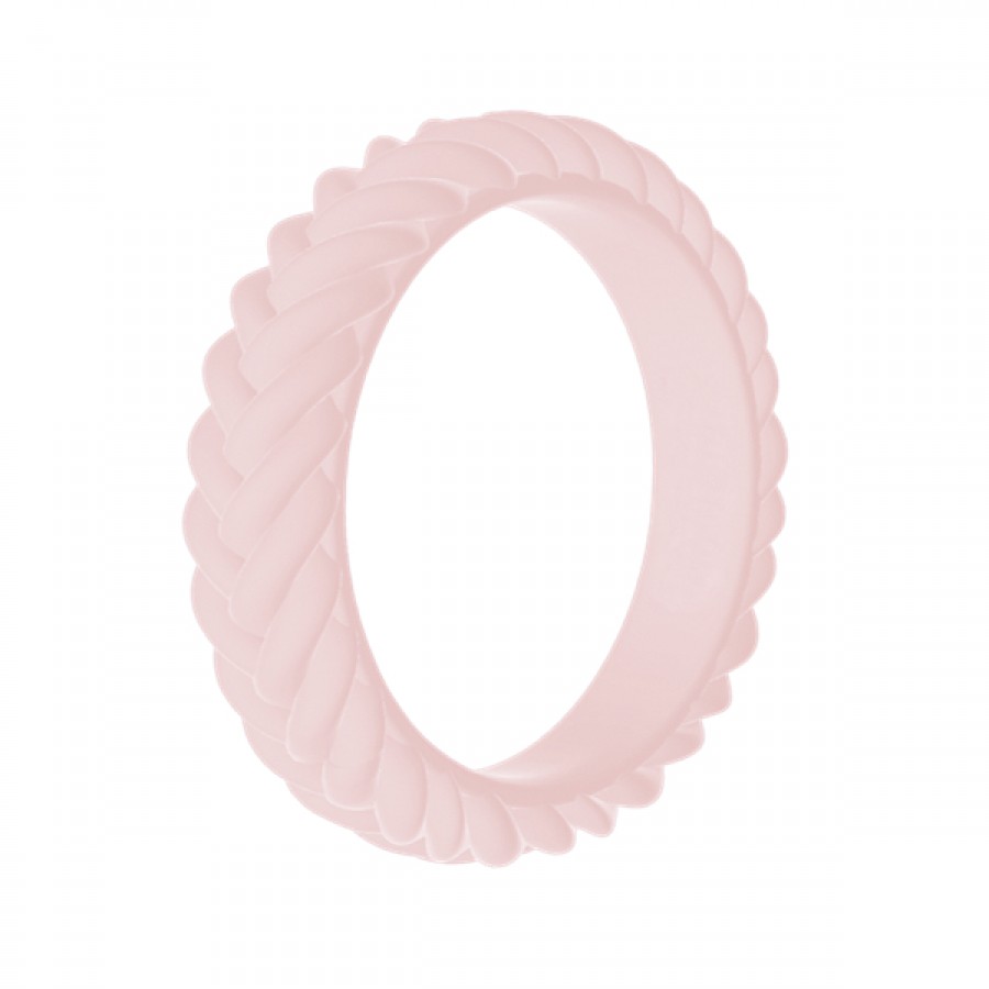 Customize Stackable Twist Silicone Ring