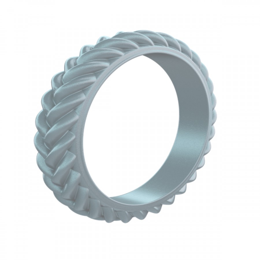 Customize Stackable Twist Silicone Ring