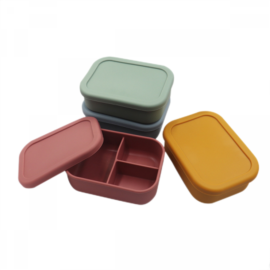 Wholesale Food Grade Silicone Storage Container Lunch Box Custom Made