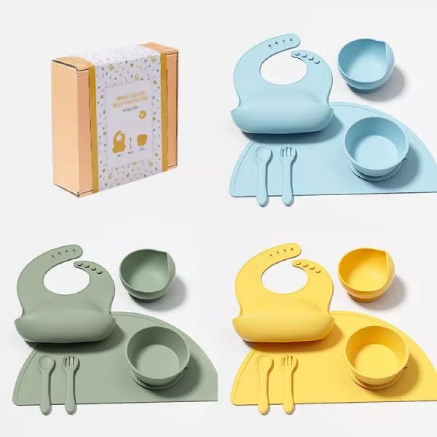 Silicone feeding package 6-piece set