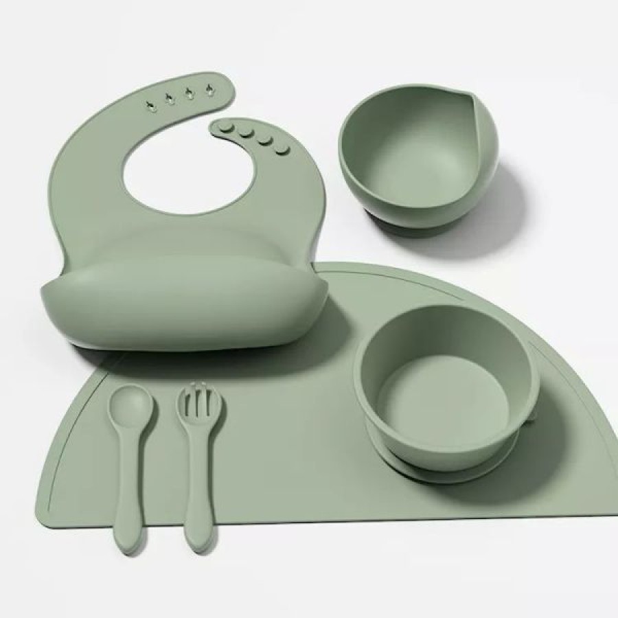 Silicone feeding package 6-piece set